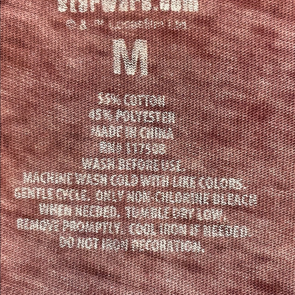 STAR WARS The Last Jedi Rey Maroon T-Shirt, Sz M❗️ - Picture 8 of 10